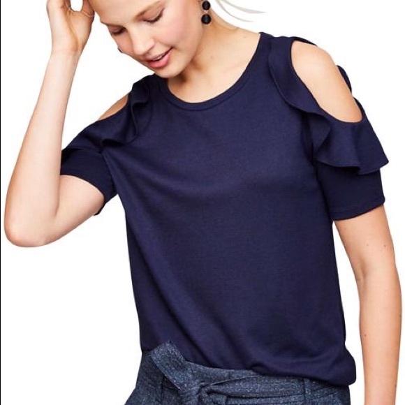 LOFT Tops - Loft Cold Shoulder Tee